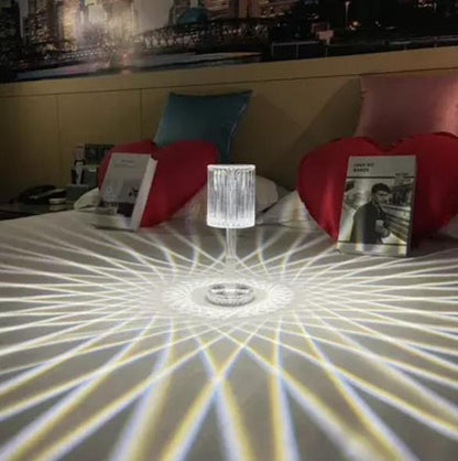 16 Color Portable Crystal Table Lighting Lamp for Home