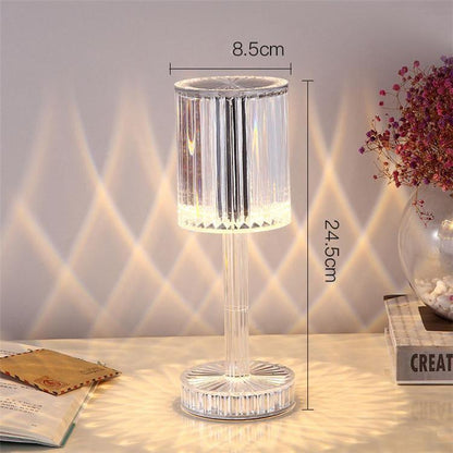 16 Color Portable Crystal Table Lighting Lamp for Home